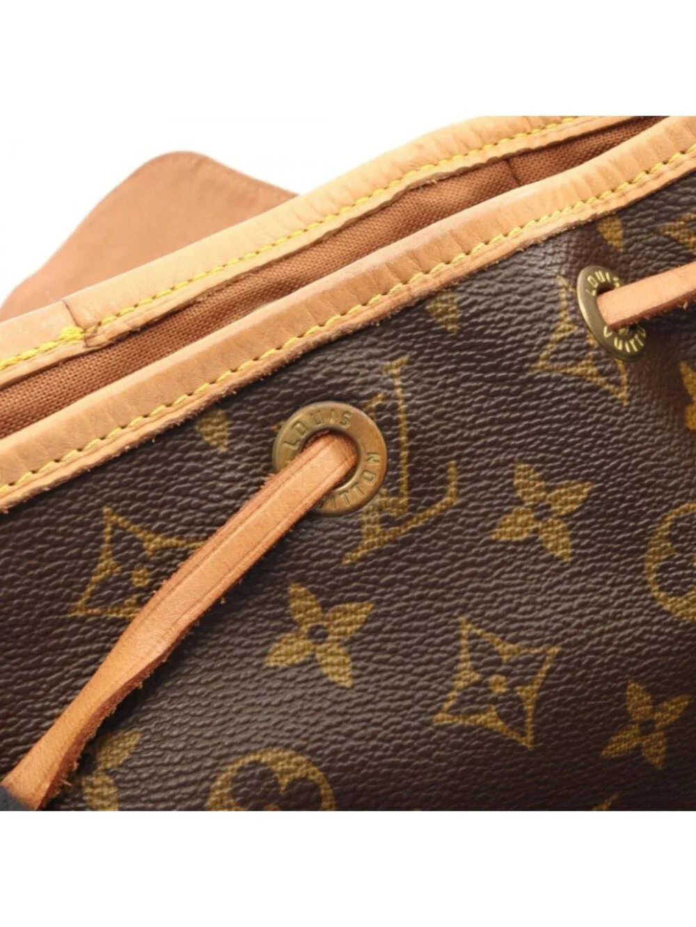 Louis Vuitton Backpack Montsouris MM Monogram Canvas Leather